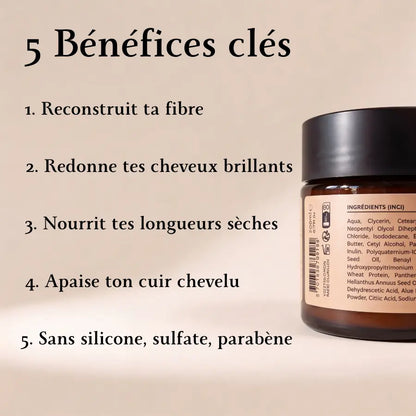 Le masque capillaire Français